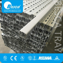 Unistrut P1001 acero inoxidable 316 304 aluminio GI pre-galvanizado CU canal estructural (UL cUL NEMA IEC SGS ISO CE)